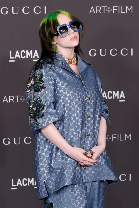 billie eilish gucci suit.